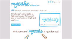 Desktop Screenshot of mycake.org